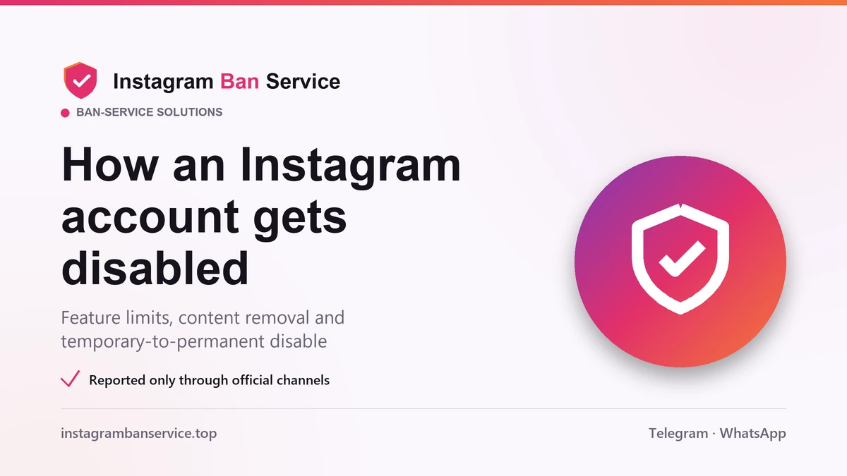 How an Instagram account gets banned: official enforcement from feature limits to a disabled account
