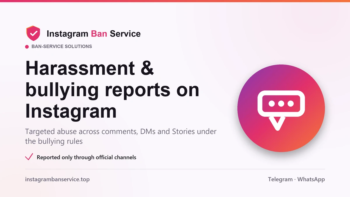 Documenting harassment and bullying on Instagram across comments, DMs and Stories for an official report