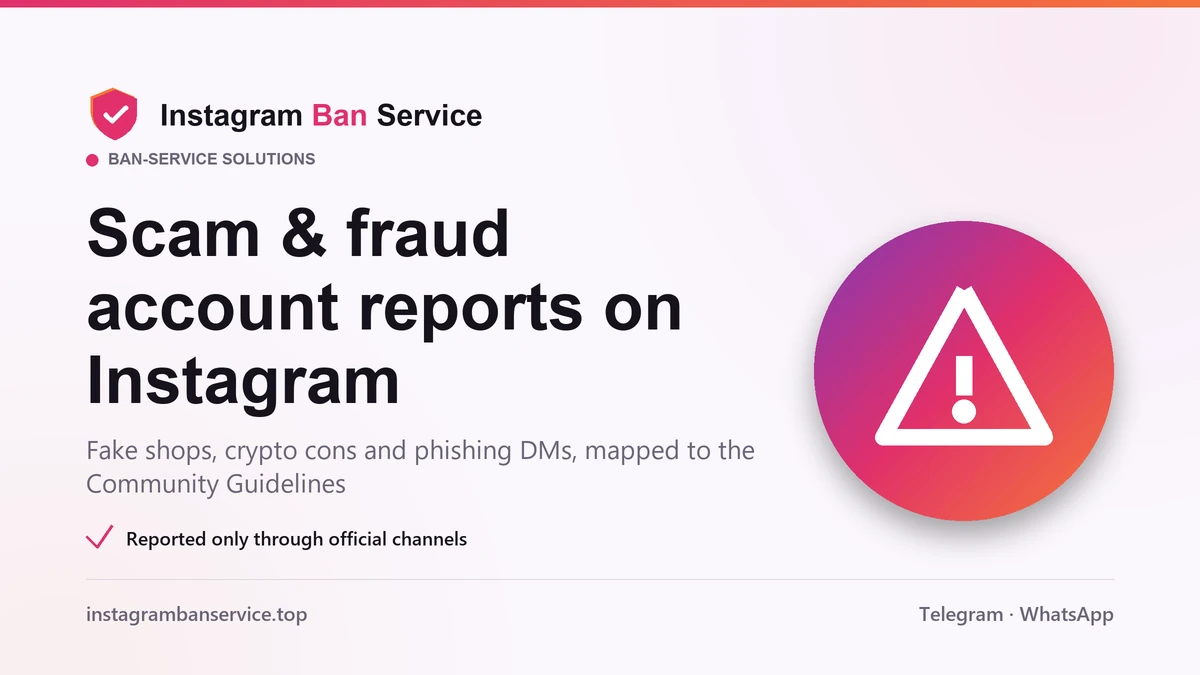 Reporting a genuine Instagram scam account through official channels, where evidence beats report volume